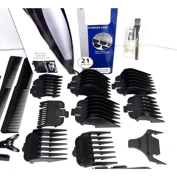 Wahl Home Pro Complete Haircutting Clippers Kit 21 Pieces & Hard Case Self-Sharp - Picture 5 of 11